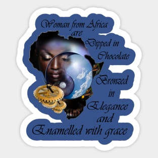 Woman from Africa Sticker